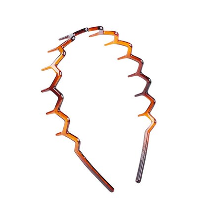 New Headband Hair Comb Zigzag Band Notched Headband Woman Ma