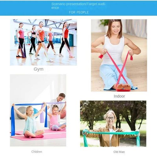 Yoga Pilates Resistance Band Long Training Sretch Bands for