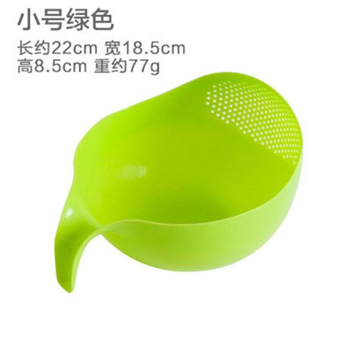 Rice Washer Plastic Basin Basket Kitchenware Drain Basket Ve