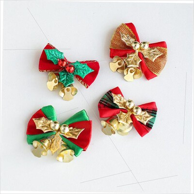 Christmas miniature bells and bows Christmas tree hangings