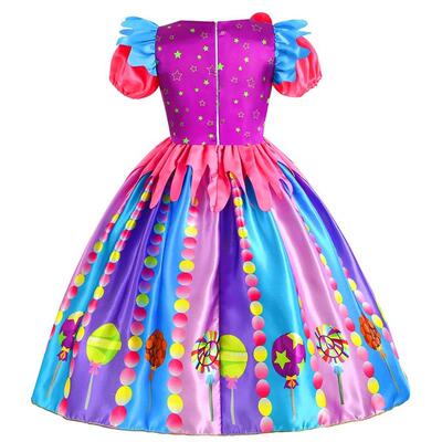 2024 Purim Festival Sweet Lollipop Candy Kids Dress Carnival