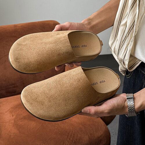 Thick-soled Birkenan Shoes Half-support Mens Casual And Com