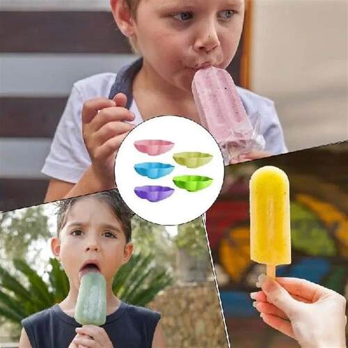 Popsicles Drip Catcher For Kids Reusable Silicone Popsicles
