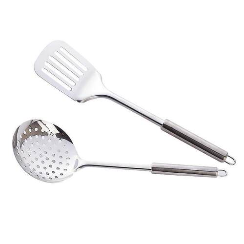 Kitchen Stainless Steel Thickened Heat-Resistant Turner, Slo