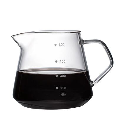 Glass coffee filter coffee filter funnel coffee pot