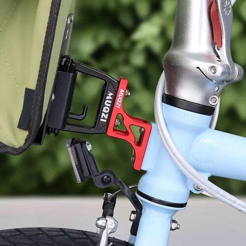 Folding Bike Front Bag Carrier Block Bag Bracket For Brompto