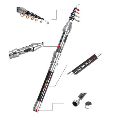 Ultralight Carp Fishing Rod Telescopic Carbon Fiber Fishing