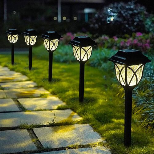 Solar Square Light Square Grid Lawn Light Outdoor Decorative
