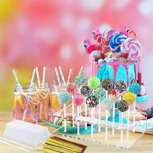 15 Hole Cake Lollipop Holder Display Stand Acrylic Holder Cl