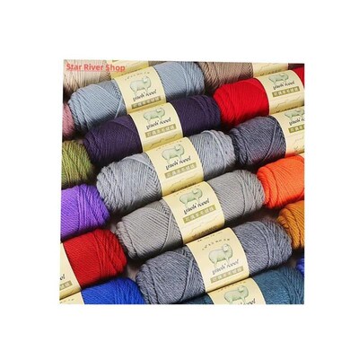 100g/ball DIY Soft Thick Wool Yarn Woolen Crochet Yarn Hand