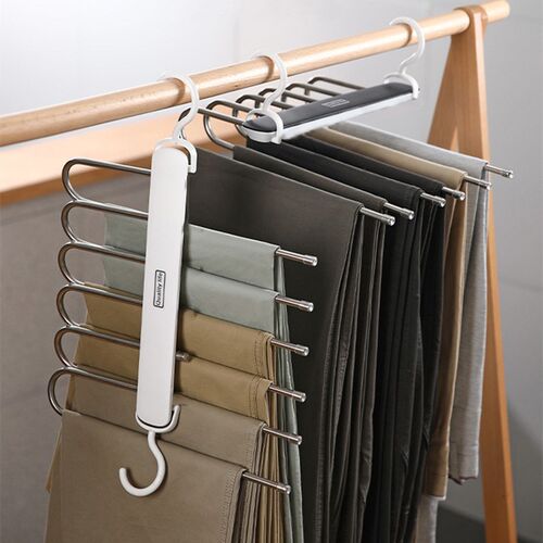 Stainless Steel Trousers Clip Multi-functional 6 in 1 Pants