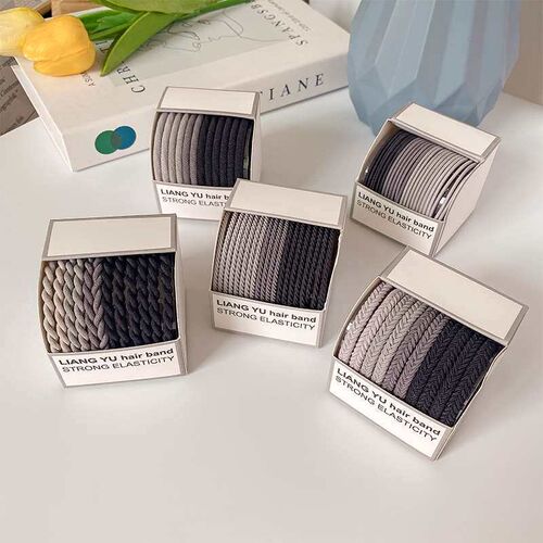 Twist Boxed Dark Tying Hair Rope New Style Elegant Hair Rope