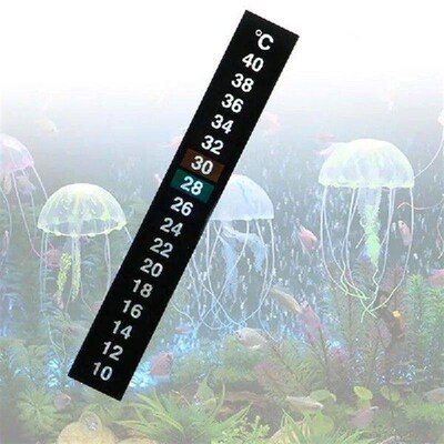 Aquarium Thermometer Fish for Tank Discolor Temperature