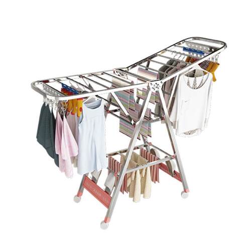 clothes drying rack folding laundry garment dryer hanger1