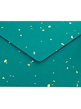 Elegant Gilded Triangle Envelopes For Wedding Invitations