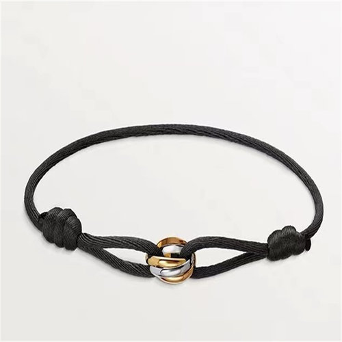 100% Original 925 Silver High Quality Trinity Bracelet Color