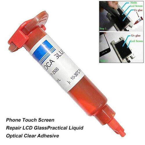 Liquid Optical Clear Adhesive LCD Glass Easy Apply Repair An