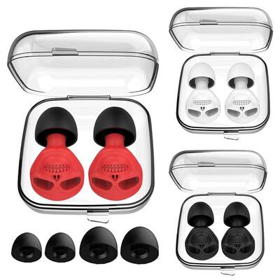Silicone Soundproof Earplug Anti Noise Sleeping Ear Plugs So