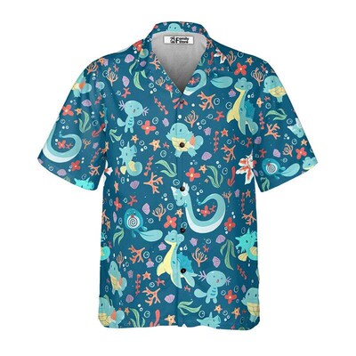 Hawaii Funny Shirt For Men 3d Print Summer Loose Hawaiian Be