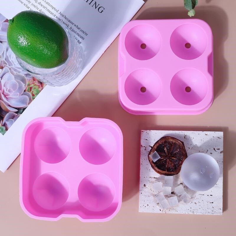 F85 Whiskey Ice Silicon Cube Ball Maker Mold Sphere Mould P图片