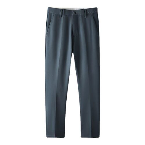 Mens Cropped Pants Spring and Summer Thin Straight Business