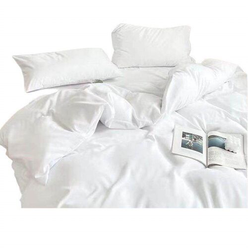 Hotel Linen Bed Bed Sheets Four-Piece Set Summer Pure White