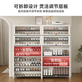 door multi layer Shoe large entrance mouth capacity rack