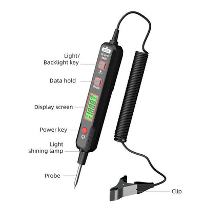 HT86A Car Voltage Detector Pen Automobile Fault Maintenance