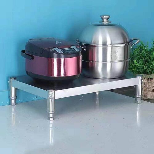 Adjustable cupboard wardrobe layered kitchen shelf dish rack
