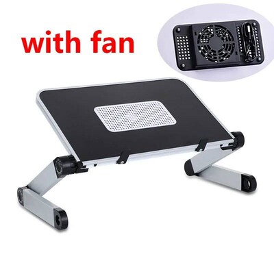 Adjustable Folding Laptop Desk Portable for Bed Table Notebo