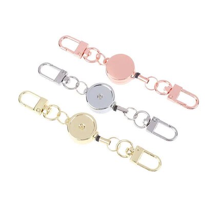 Retractable Badge Key Holder Holder Badge Reel Anti-theft Me