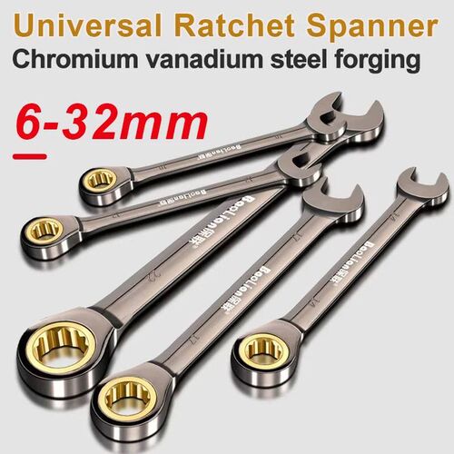 6-32mm Universal Torx Wrench Adjustable Torque 72-tooth Ratc