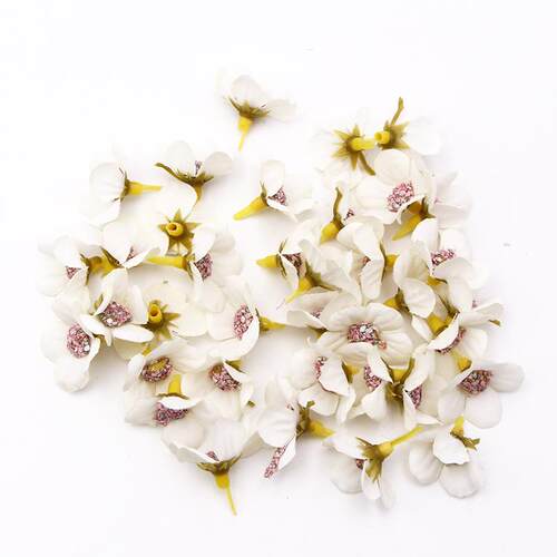 50/100pcs Multicolor Daisy Flower Head Mini Silk Artificial