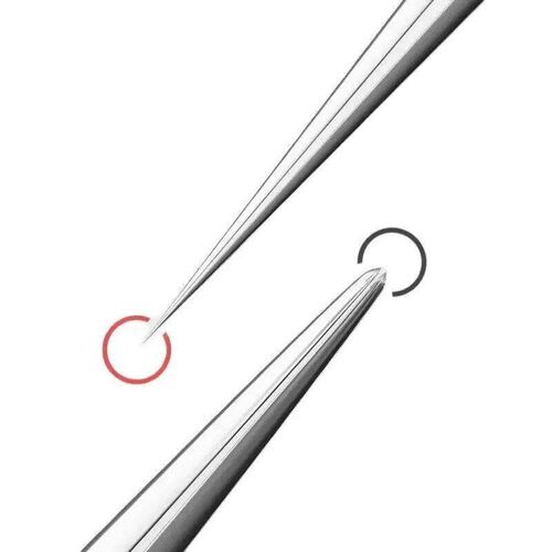 1 Pack Extra Fine No. 5 Cellular Acne Blackhead Tweezers - F
