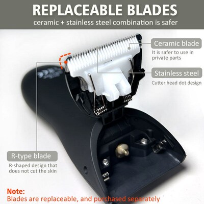 Professional Trimmer for Intimate Areas -Groin Chest Balls B