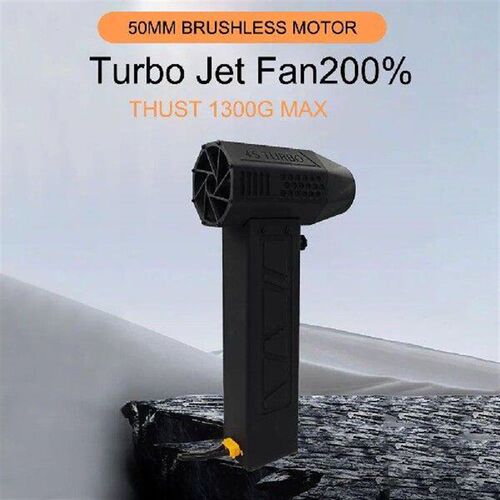 Turbo Jet Fan 50mm Brushless Motor Thrust 1300g High Power