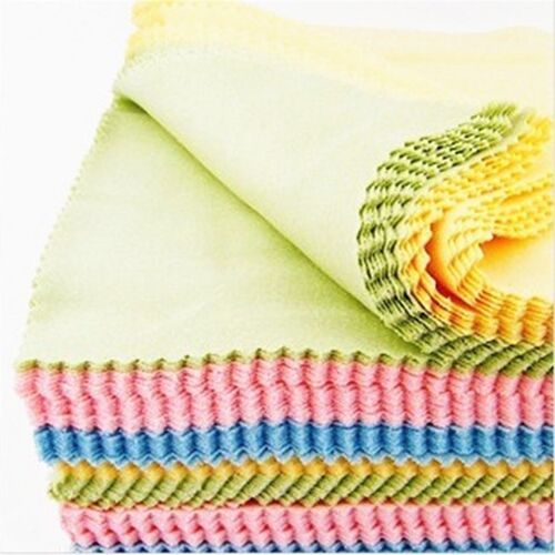 12*12cm 20pcs/set Square Micro Fiber Glasses Cleaning Cloth