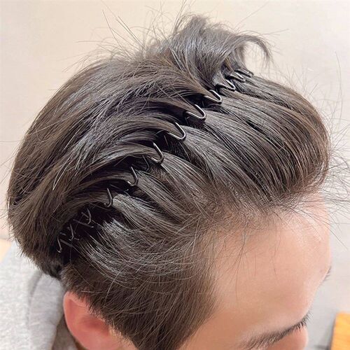 3pcs Mens Hair Hoops Simplified Korean Fashion Wash Face An