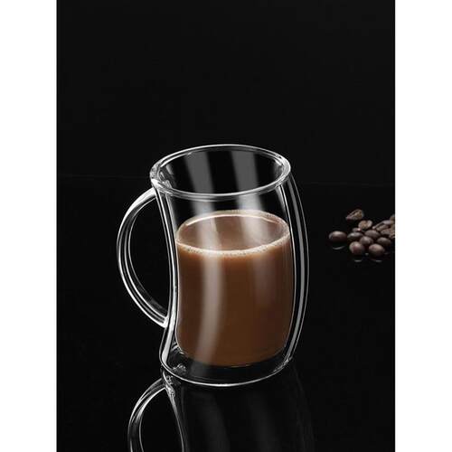 Heat Resistant Double Wall Glass Cup 80/150/250/350 Ml Beer