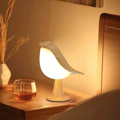 LED Night Light 3 Colors Touch Switch Bedside Light Dimmable