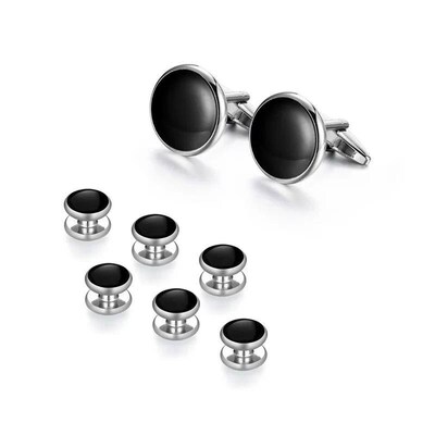 Cufflinks For Mens Set With Box Man Shirt Cufflink Wedding A
