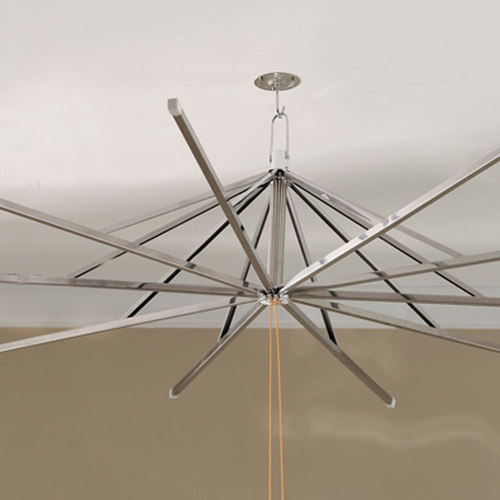 蚊帐单支架吊顶(不含蚊帐)圆形吊天花收缩伞架圆顶