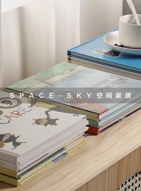 样板间儿童房书桌绘本外文装饰书籍售楼处英文道具书儿童房摆件