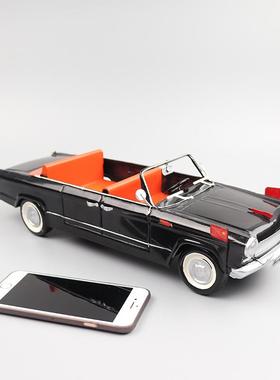 红旗敞篷轿车模型复古手工艺品酒吧橱窗收藏摆设客厅怀旧装饰摆件