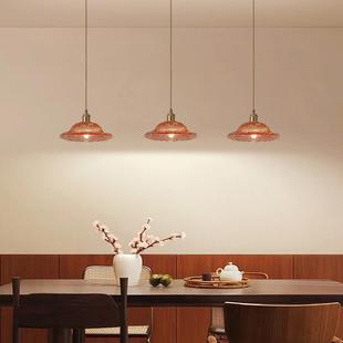 北欧餐厅吊灯老上海复古怀旧卧室床头灯吧台民宿复古玻璃床头灯具