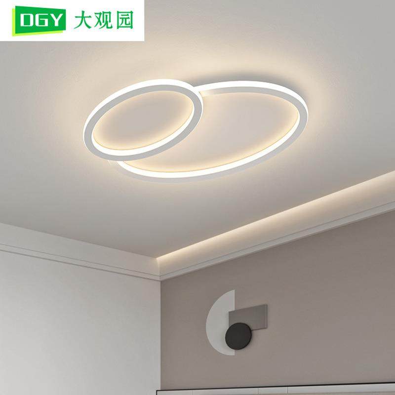 客厅灯吸顶灯具现代简约大气卧室灯创意新款极简大灯LED客厅主灯F