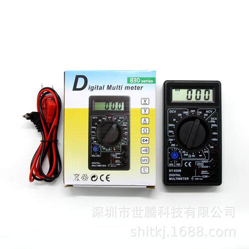 DT830B数字万用表 迷你万能表手持式万用表电工仪器仪表