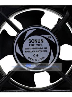 DP200A SONUN 12038滚珠轴承220V 1238焊锡轴流风机2123HBL