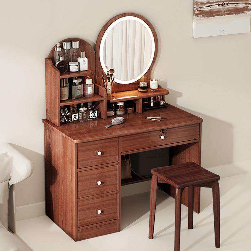 梳妆台卧室现代简约2025新款斗柜一体小型梳妆柜镜子收纳化妆桌,3C数码配件,其它配件,淘宝优惠券,粉丝福利购,淘宝优惠卷