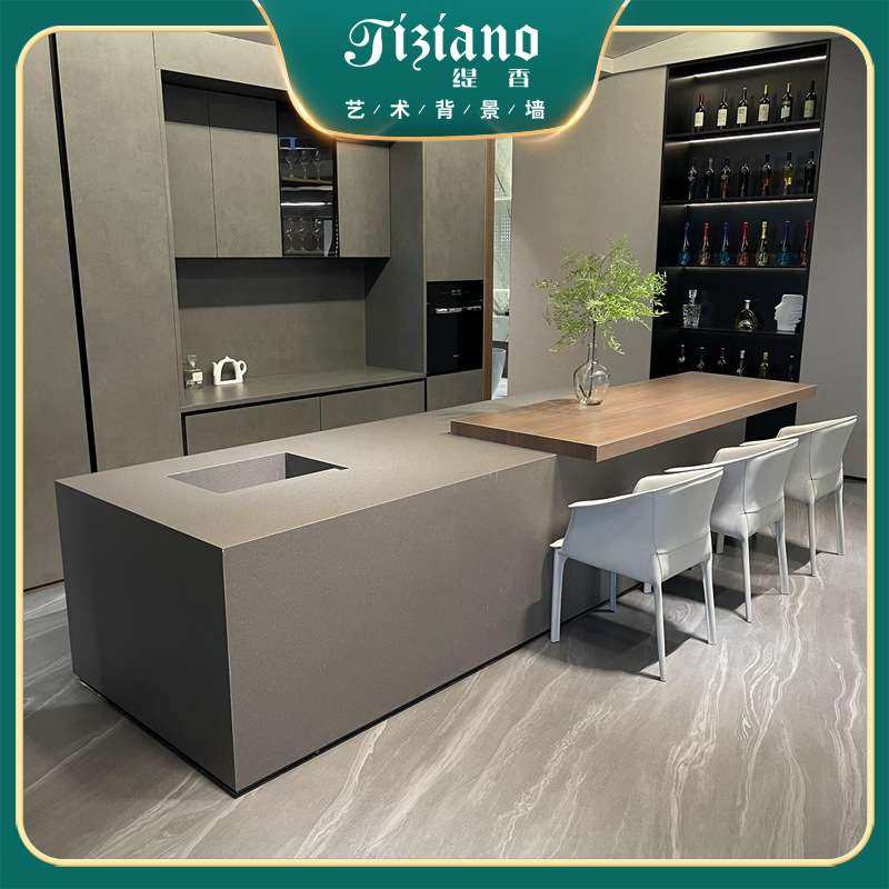 缇香岛台餐桌一体现代极简开放式厨房别墅大户型多功能料理台吧台,3C数码配件,其它配件,淘宝优惠券,粉丝福利购,淘宝优惠卷